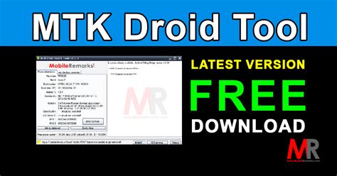 mtk droid tools free download for pc